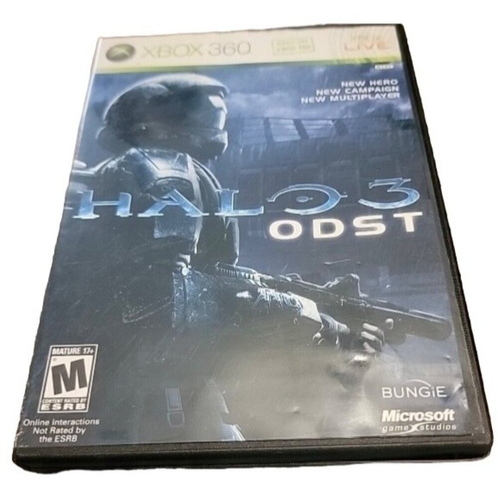 Halo 3 ODST Multiplayer XBOX 360 LIVE with Case
